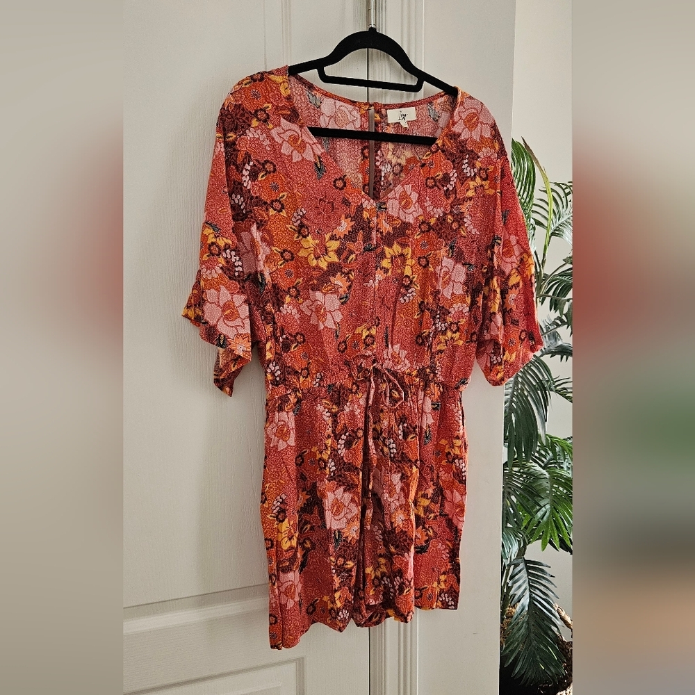 Ivy Floral V-Neck Romper